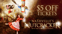 Nut 5 off tickets 214x116 Nashville Ballet Nutcracker 2012 Ticket Discount Code