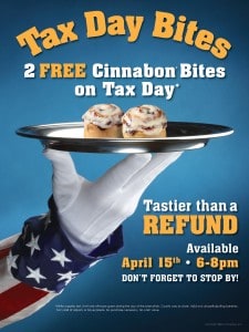 Tax Day Bites MD 225x300 Tax Day Free Deals 2013